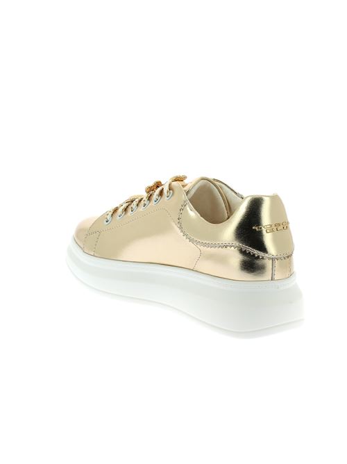 sneakers da donna in pelle oro TOSCA BLU | SS2402S022C98